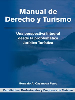 cover image of Manual de Derecho y Turismo